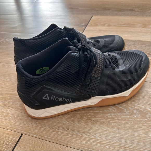 Reebok CrossFit Lifter 2.0 Men’s 10 Black Gum Strap Weightlifting Shoes - Picture 3 of 12